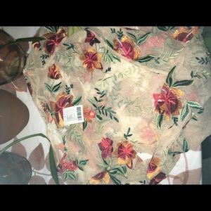NWT Floral shirt